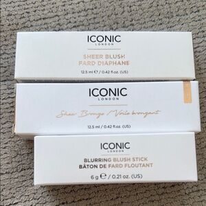 ICONIC London blush stick, Sheer Blush and Sheer Blush Bronze beauty bundle !